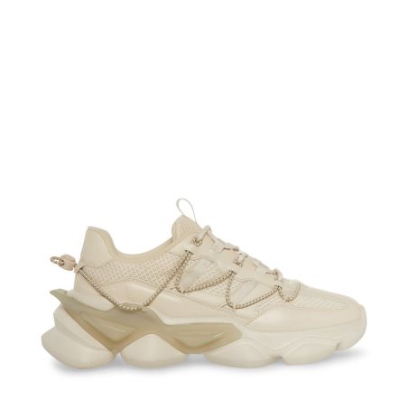 Beige Steve Madden Storm Men's Sneakers | PH 2187WMY